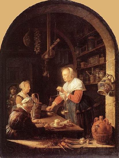 Gerard Dou The Grocer's Shop Spain oil painting art